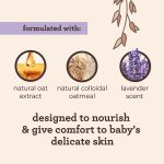 Aveeno Baby Calming Comfort Bath & Lotion Set, Night time Baby Skin Care Products with Natural Oat Extract, Lavender & Vanilla Scents, Paraben-Free, 2 Items - Image 7